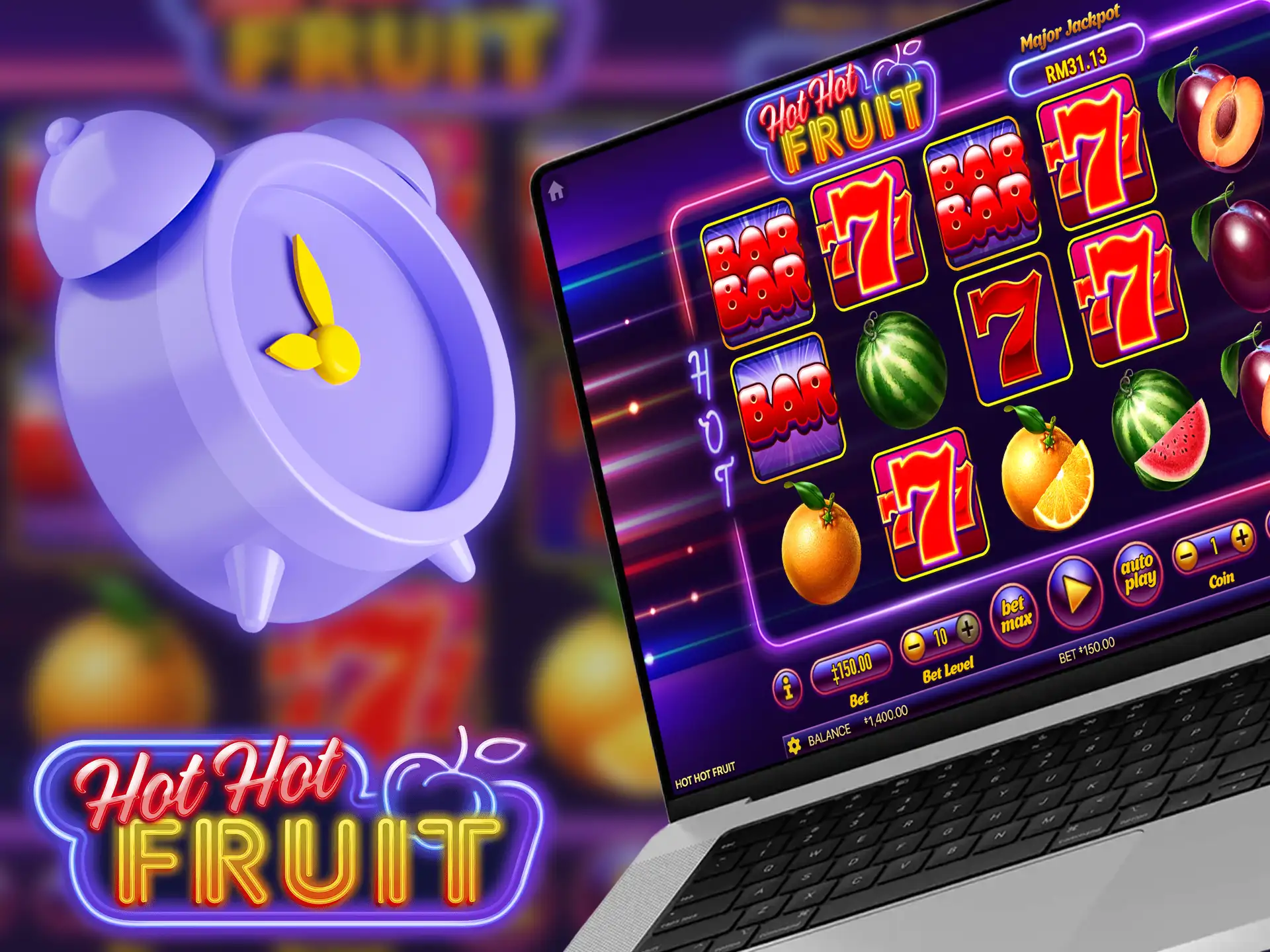 In the Hot Hot Fruit game, players don't have to worry about picking the best time.