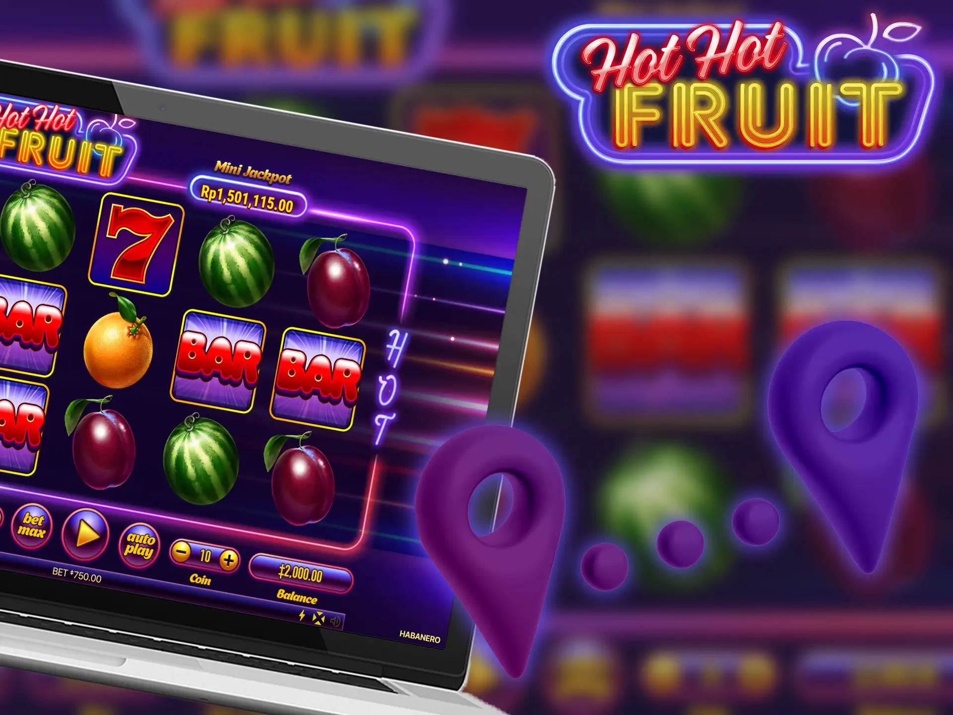 Read the step-by-step instructions to learn how to play Hot Hot Fruit.