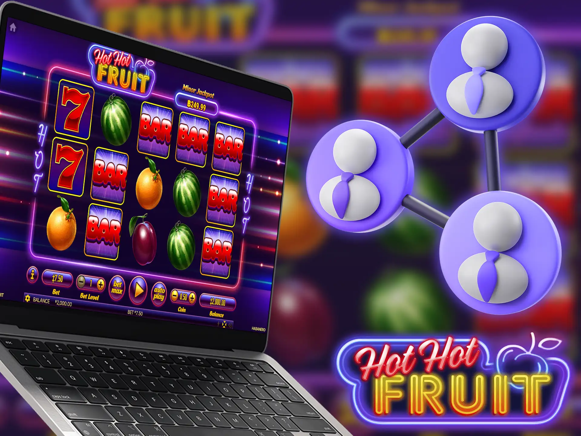 We provide a safe and secure platform and sincerely appreciate the Hot Hot Fruit game.