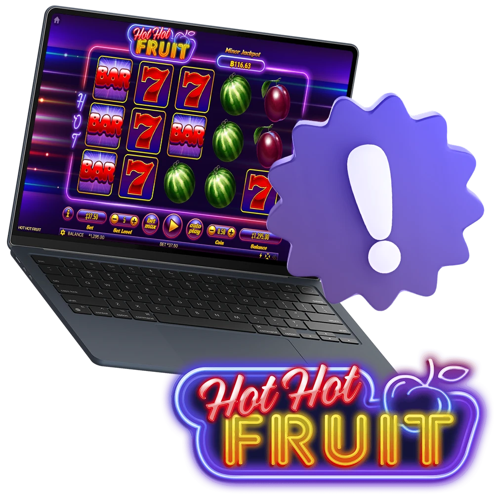 Hot Hot Fruit is committed to fostering a safe gambling environment and raising awareness of problem gambling.