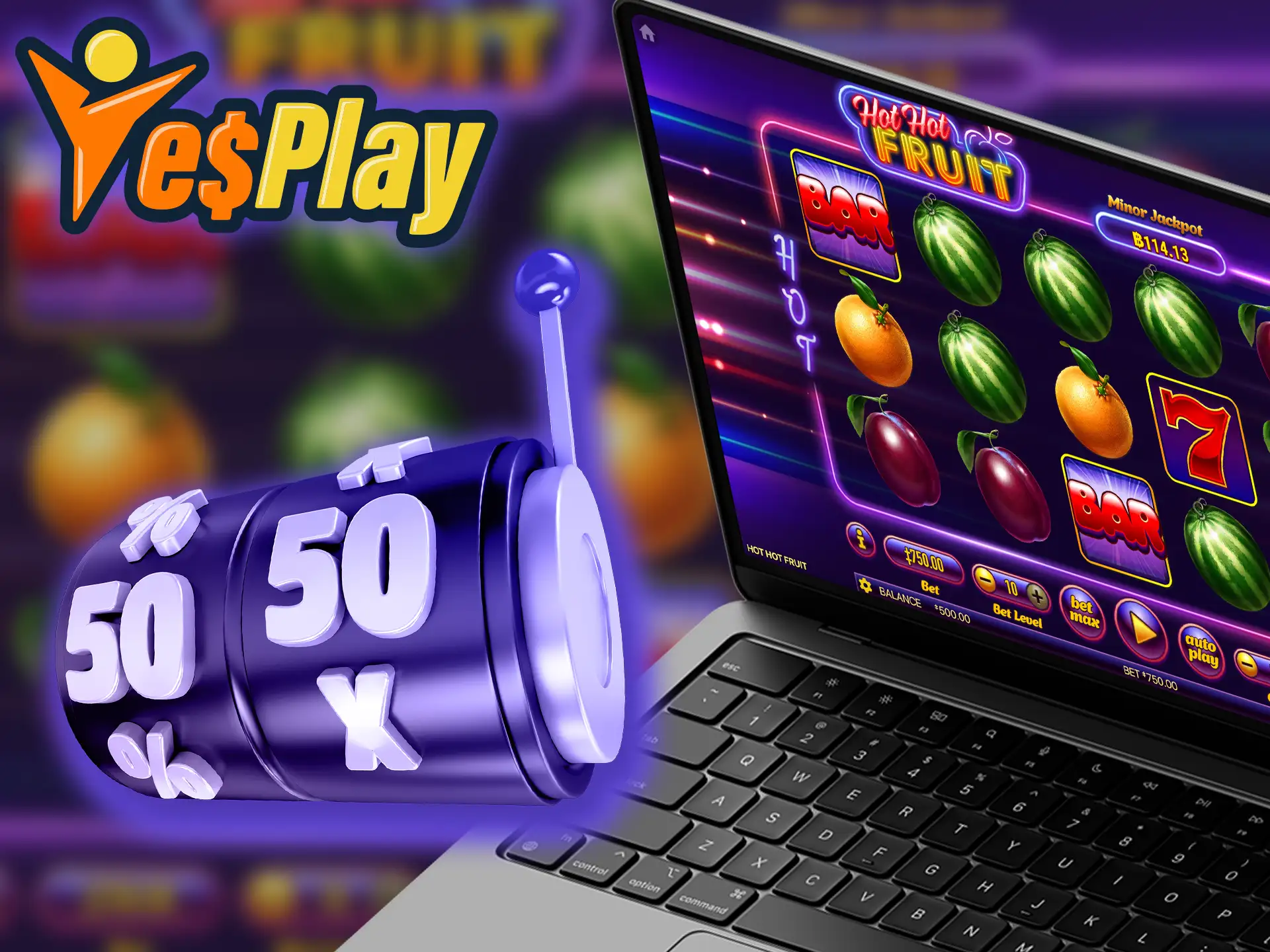 Hot Hot Fruit on YesPlay is a classic slot from a trusted casino game provider.