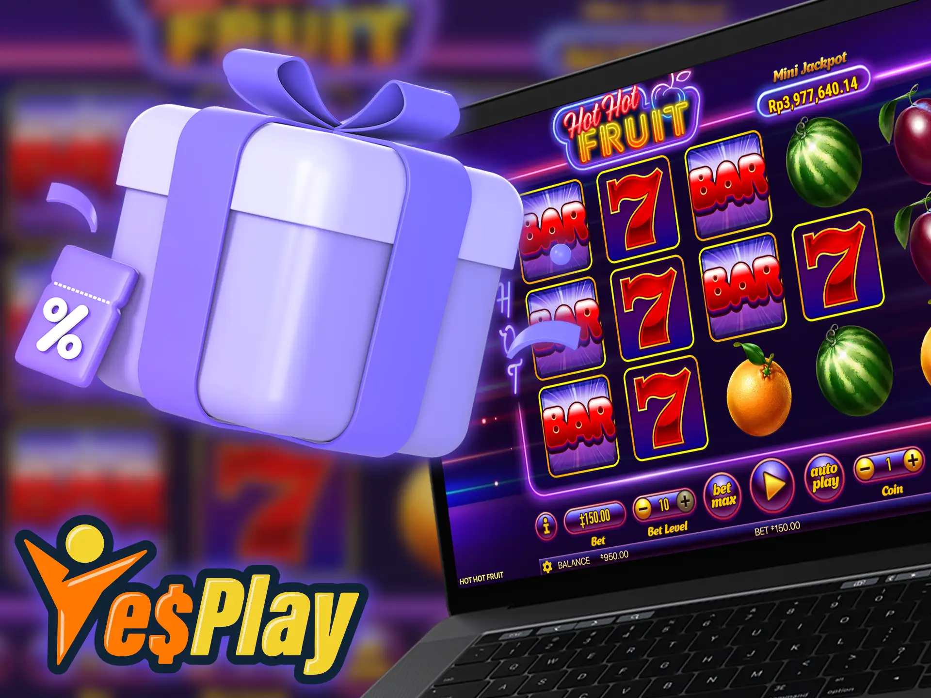 Boost your Hot Hot Fruit prizes with YesPlay promo codes.