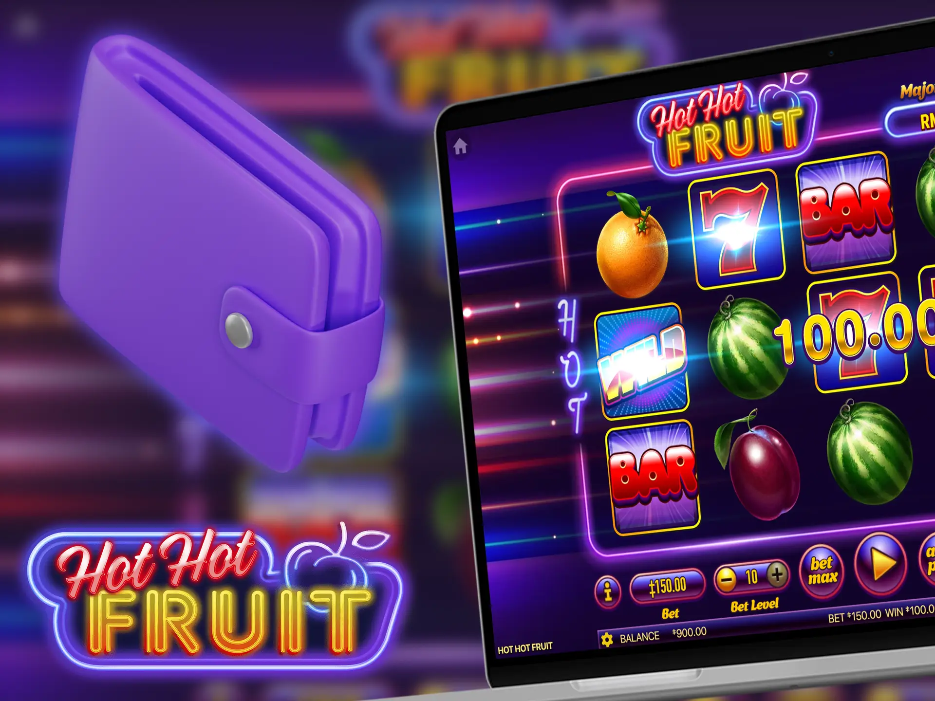 Make a deposit and play Hot Hot Fruit for real money.